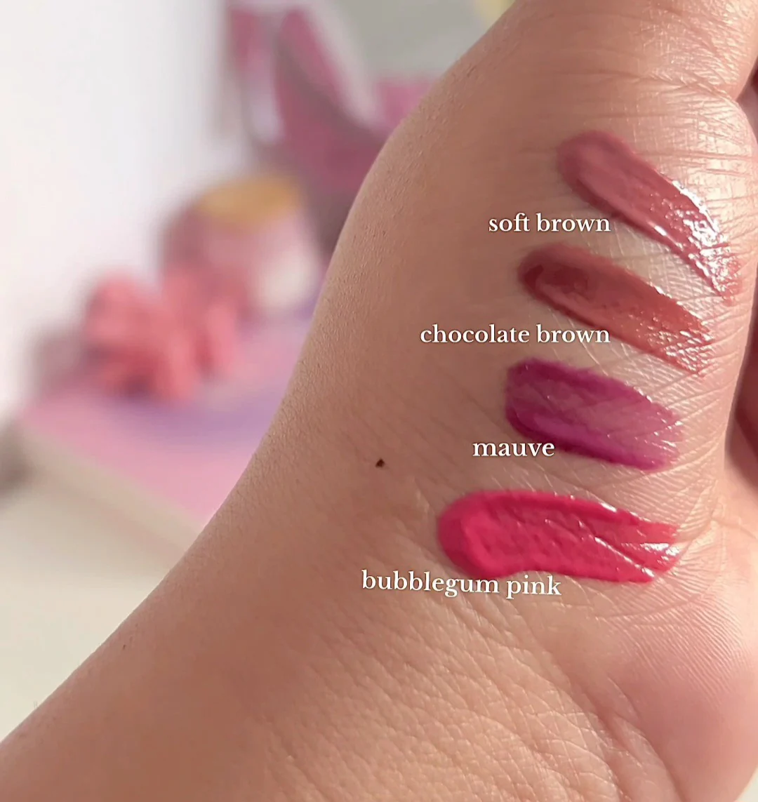 Dude, Don't Touch My Gloss MINI | Pigmented AF, Non Sticky Mini Gloss | Soft Brown - Image 4