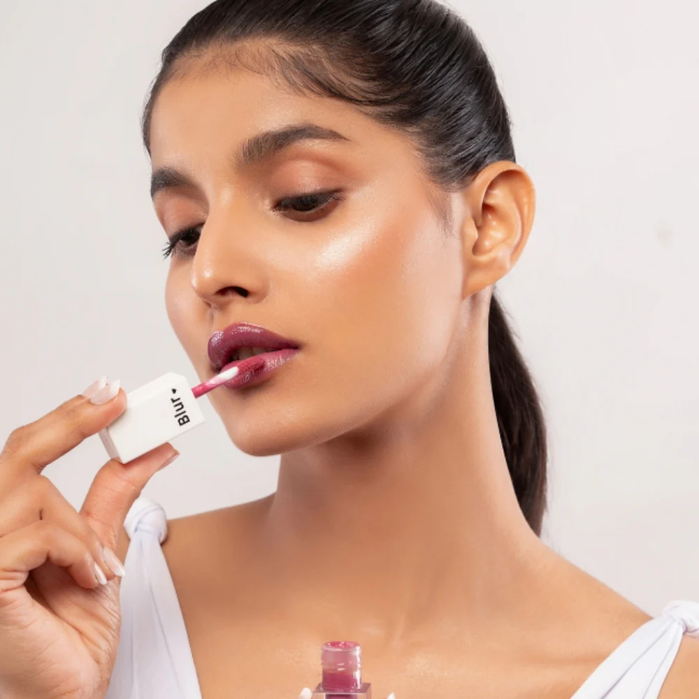 It's Giving Honey | Juicy Lip Oil | Hydrating + Pigmented | Grape (Amethyst) - Image 2