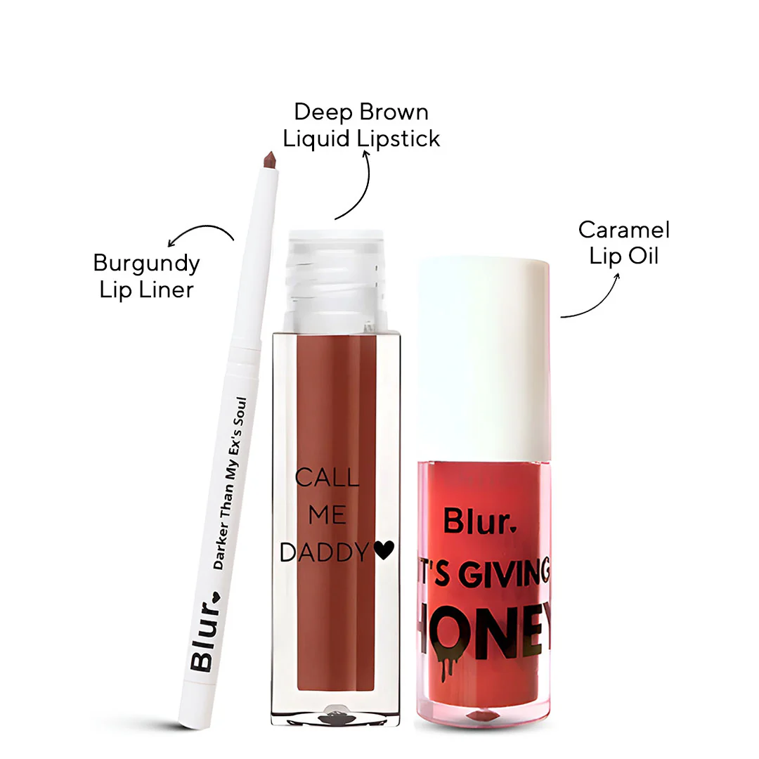 Perfect Lip Kit | Liquid Lipstick + Lip Oil + Lip Liner @999 - Image 107