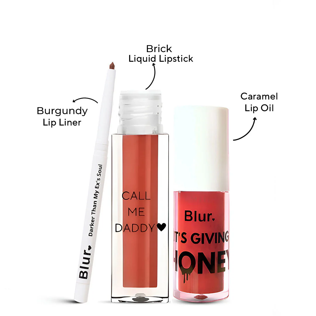 Perfect Lip Kit | Liquid Lipstick + Lip Oil + Lip Liner @999 - Image 115