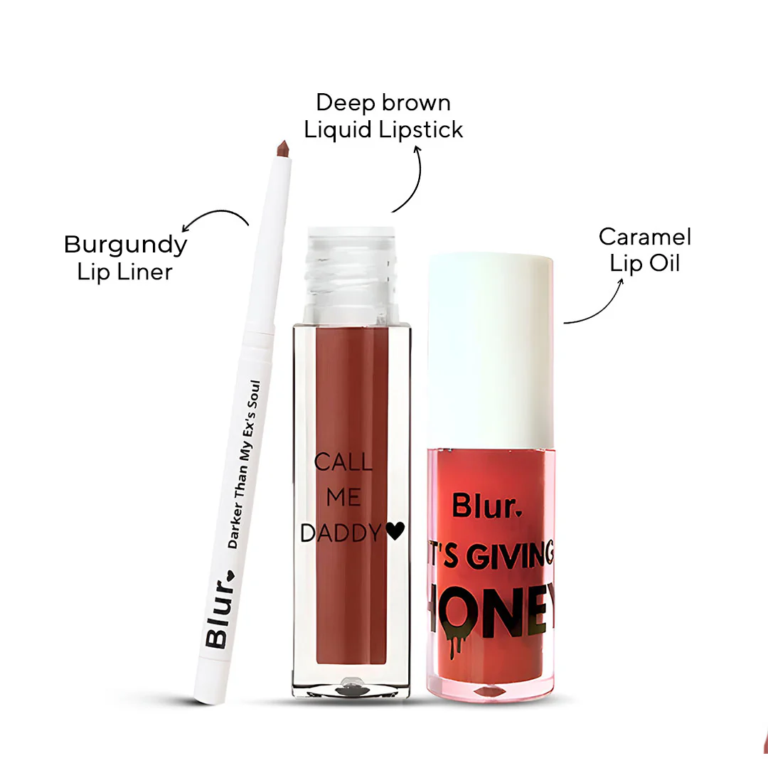 Perfect Lip Kit | Liquid Lipstick + Lip Oil + Lip Liner @999 - Image 131
