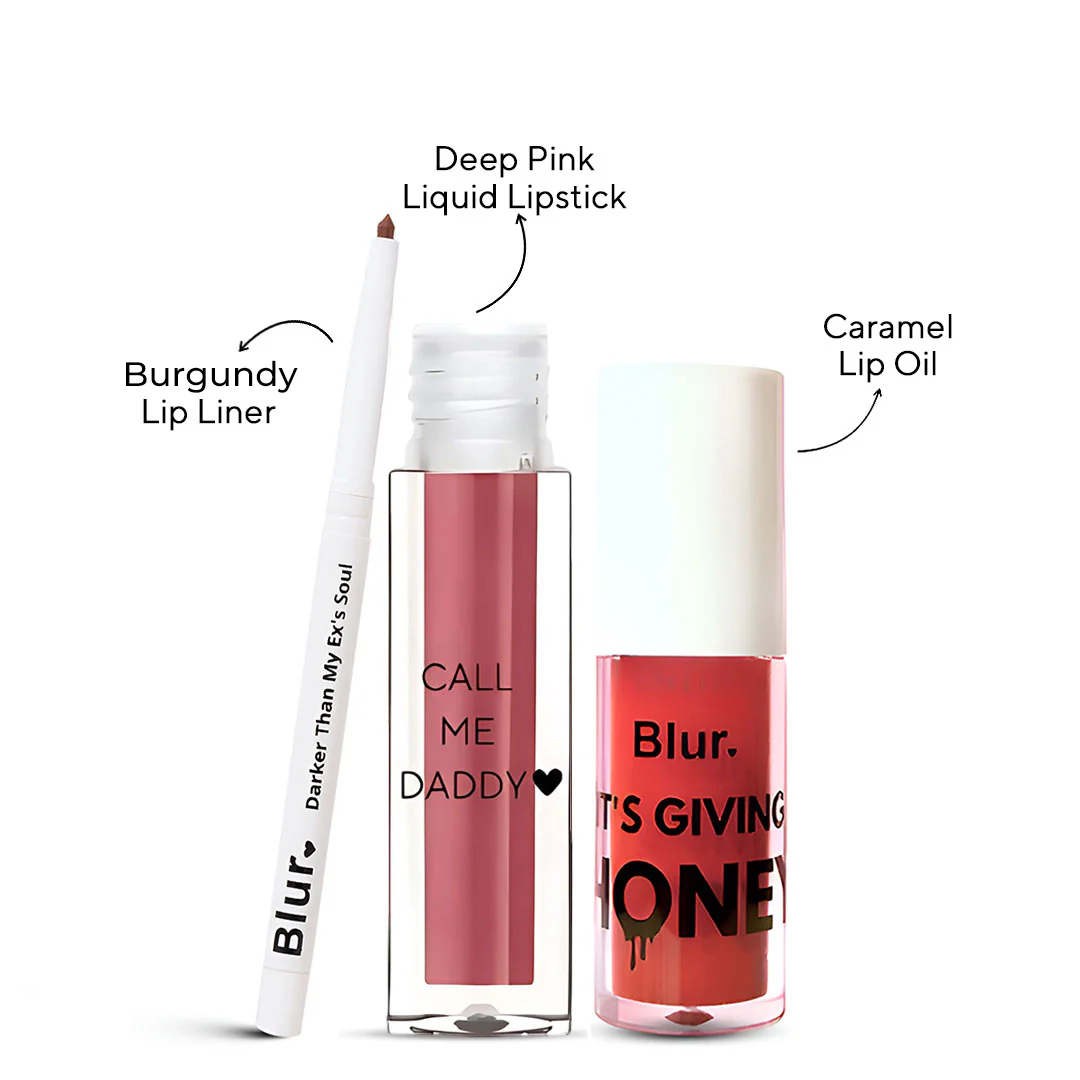 Perfect Lip Kit | Liquid Lipstick + Lip Oil + Lip Liner @999 - Image 155