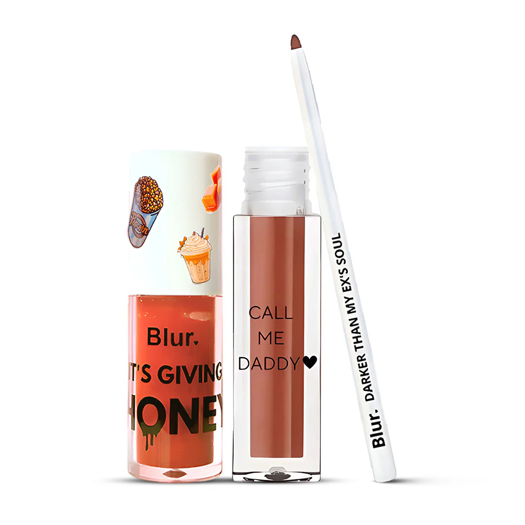 Perfect Lip Kit | Liquid Lipstick + Lip Oil + Lip Liner @999 - Image 196