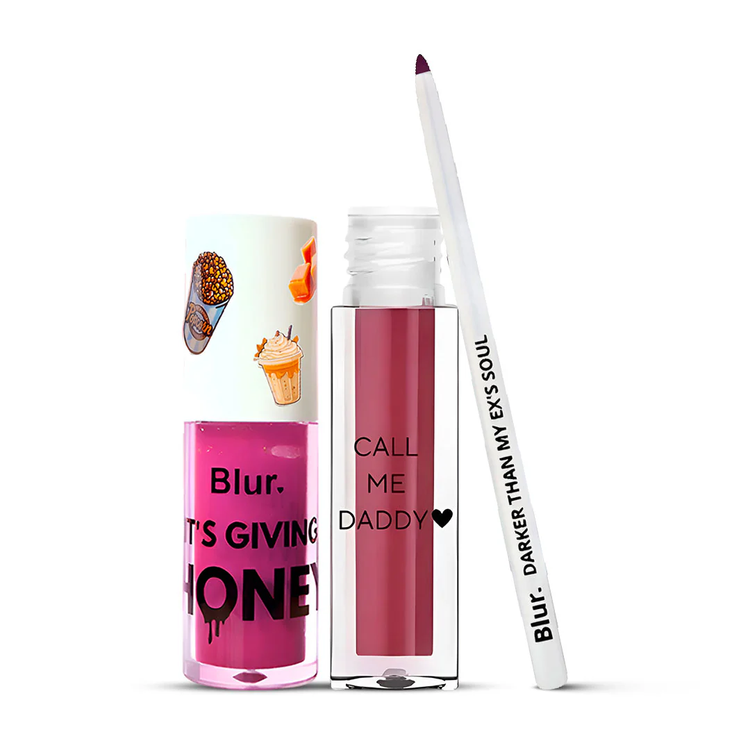 Perfect Lip Kit | Liquid Lipstick + Lip Oil + Lip Liner @999 - Image 222