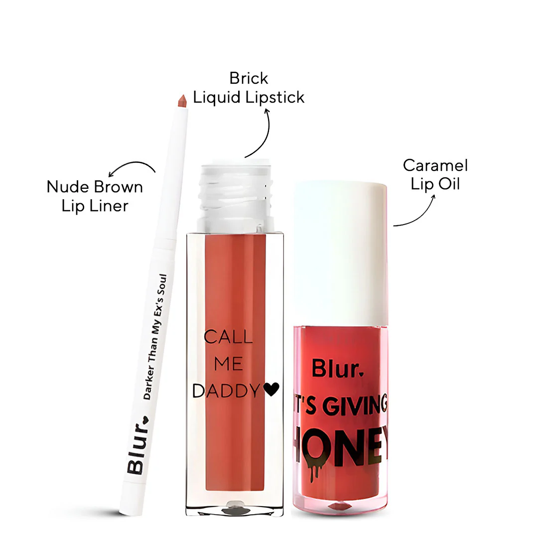 Perfect Lip Kit | Liquid Lipstick + Lip Oil + Lip Liner @999 - Image 83